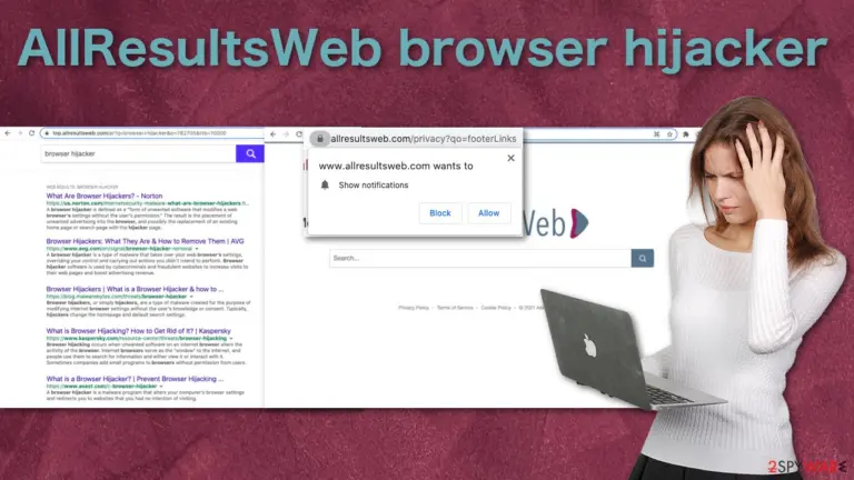 AllResultsWeb browser hijacker