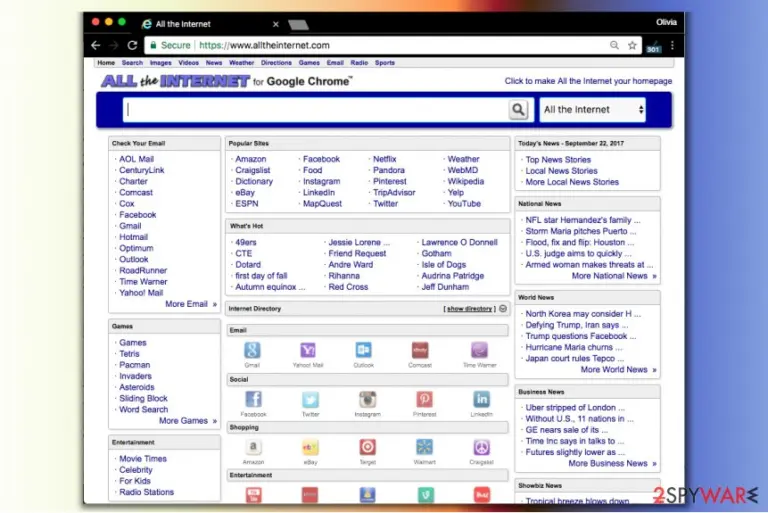 AllTheInternet.com search virus