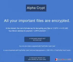 Alpha Crypt