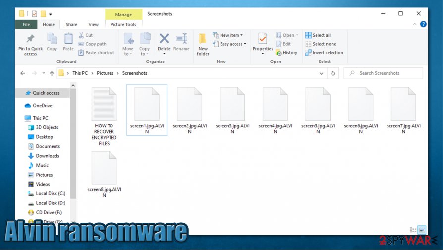 Remove Alvin ransomware (Virus Removal Guide) - Free Instructions