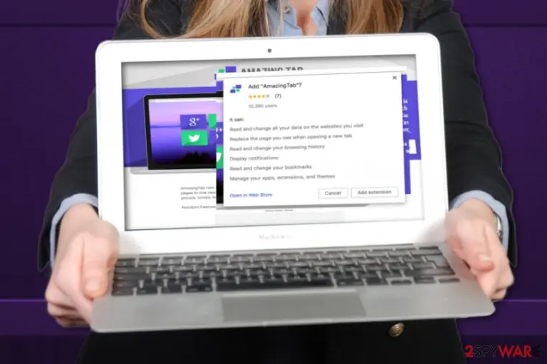 AmazingTab hijack