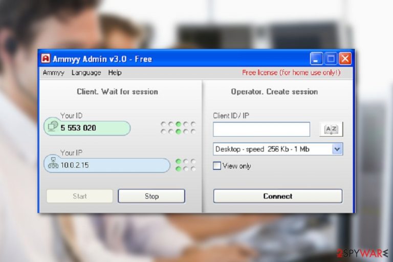 Ammyy Admin software