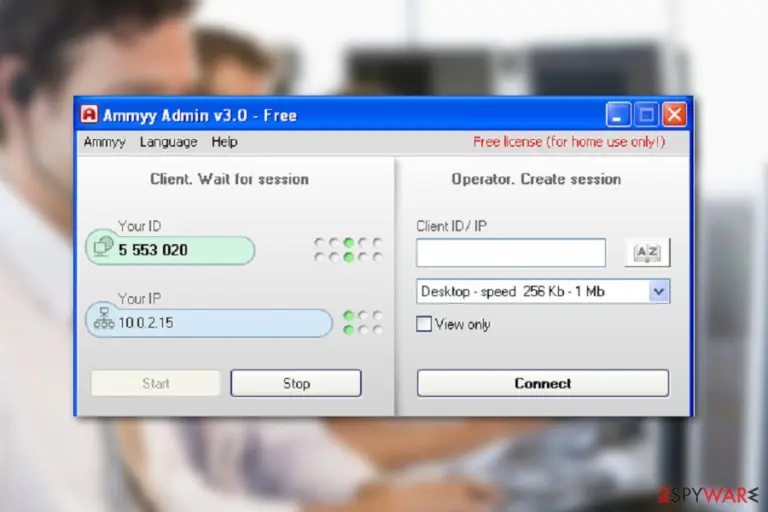 Ammyy Admin software