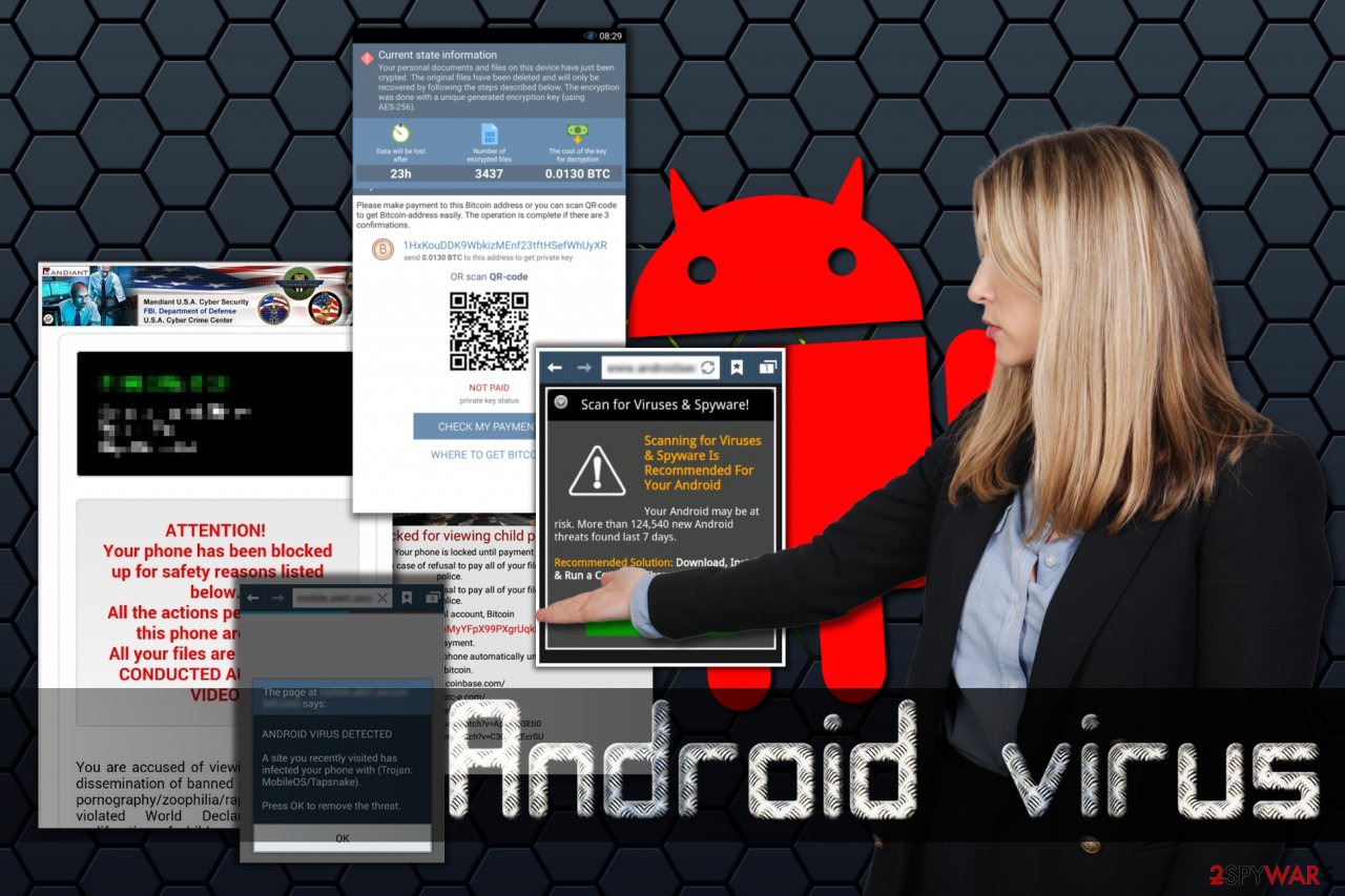 Android virus variations Android virus variations