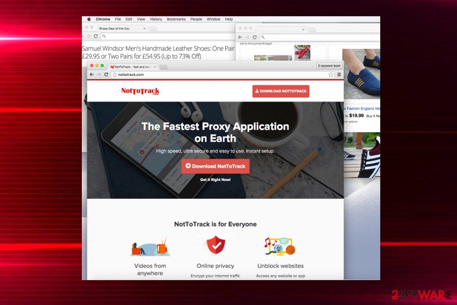 AnonymizerGadget pop-up ads AnonymizerGadget pop-up ads