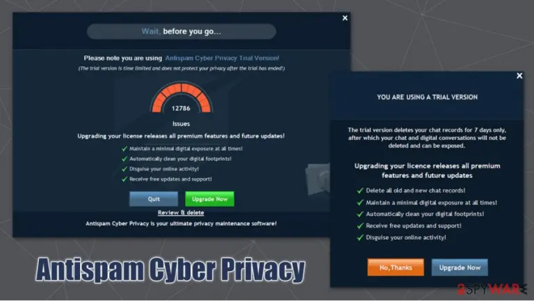 Antispam Cyber Privacy virus