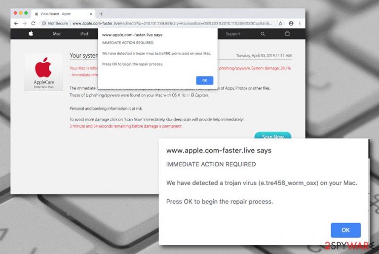 Apple.com-faster.live scam Apple.com-faster.live scam