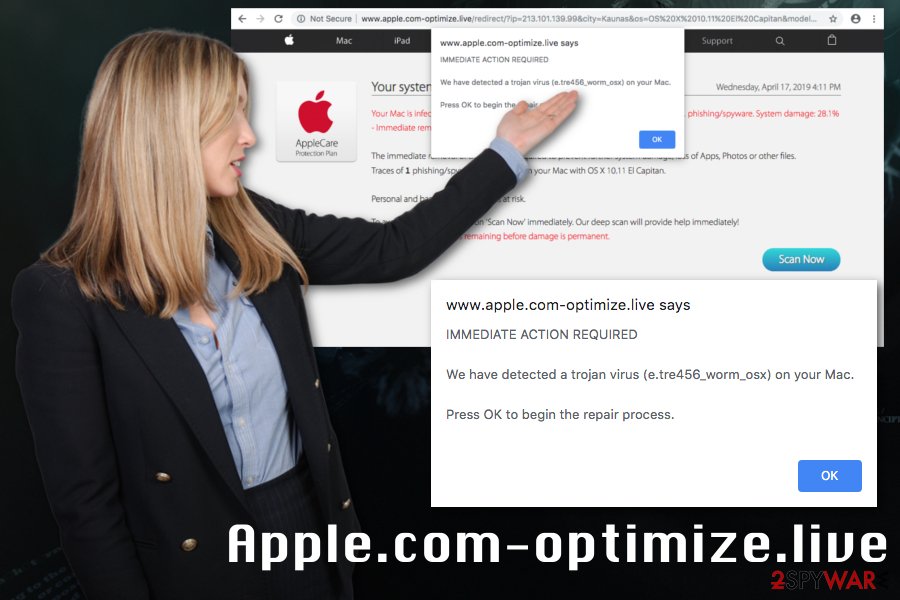 Apple.com-optimize.live virus Apple.com-optimize.live virus