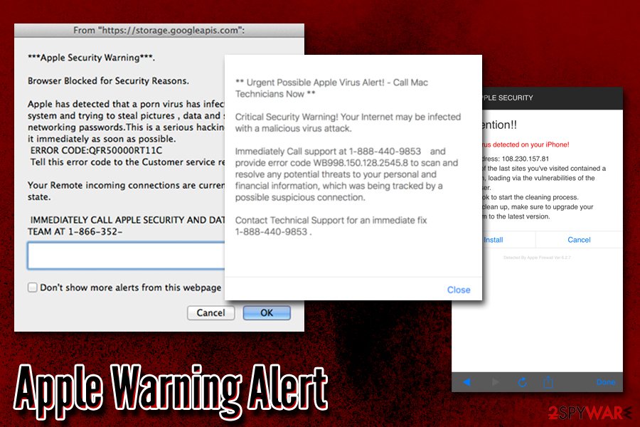 Apple Warning Alert Apple Warning Alert