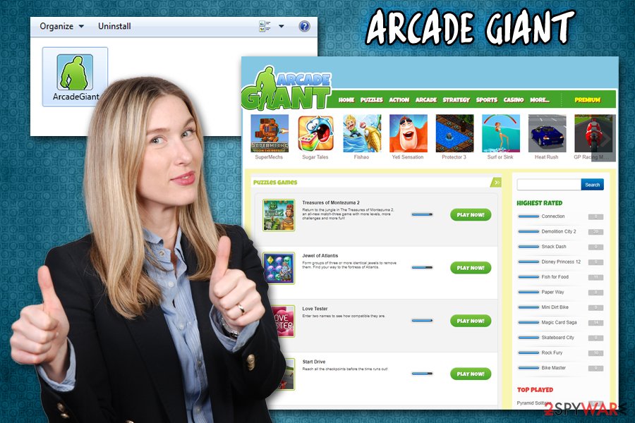 Arcade Giant virus Arcade Giant virus