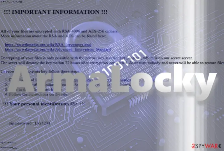 AlmaLocker ransom note