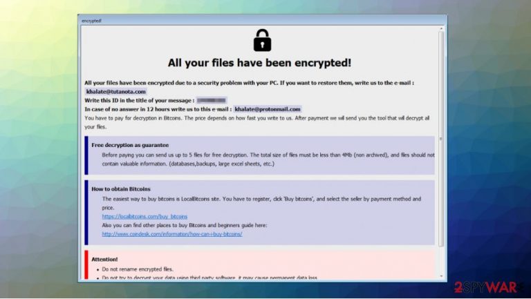 Artemis ransomware Artemis ransomware
