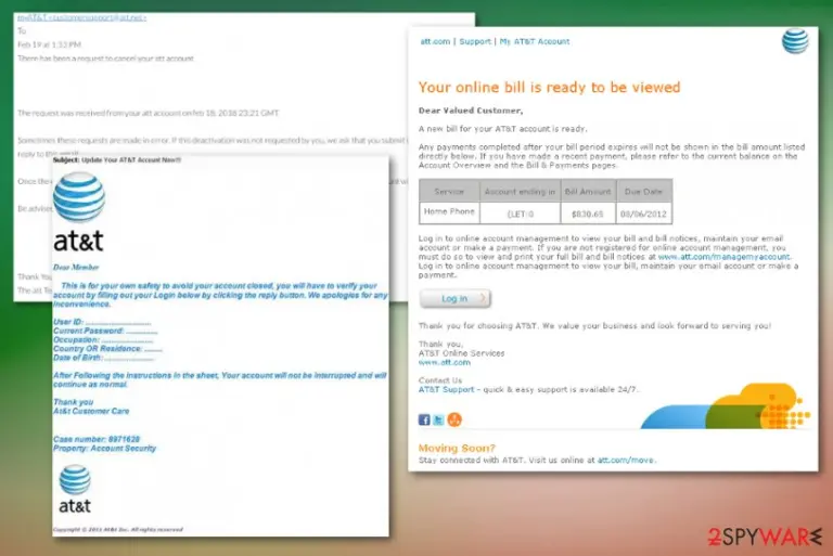 Fake AT&T Email scam