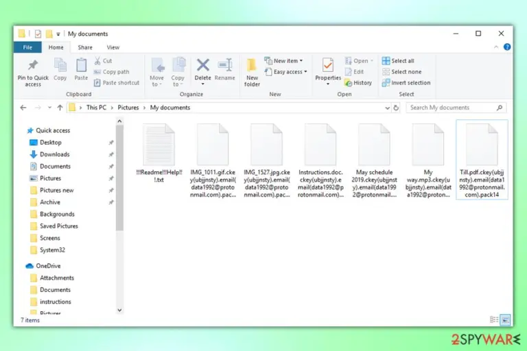 Avest ransomware encrypted files