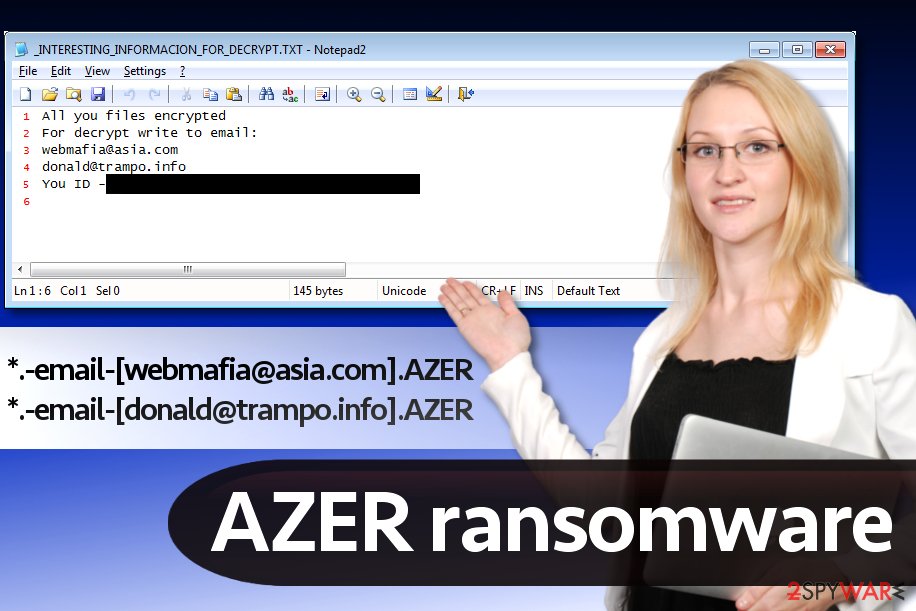 Azer malware (Cryptomix version) Azer malware (Cryptomix version)