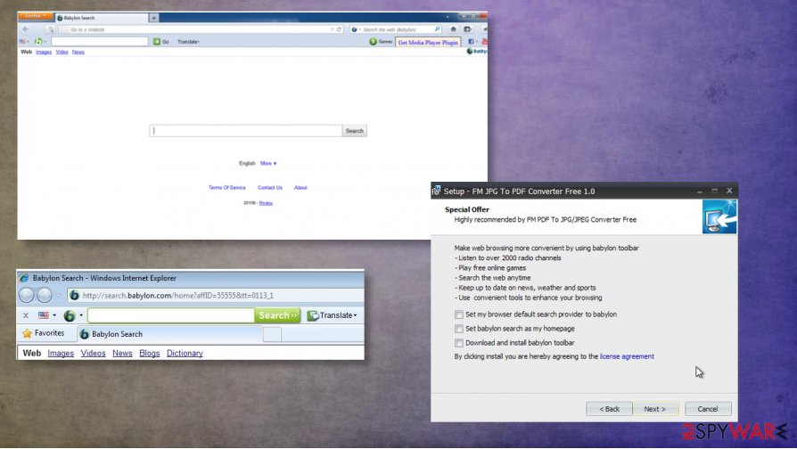 Babylon Toolbar hijack Babylon Toolbar hijack