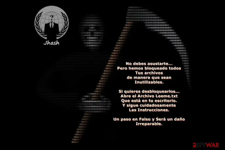 BancoCrypt ransomware wallpaper