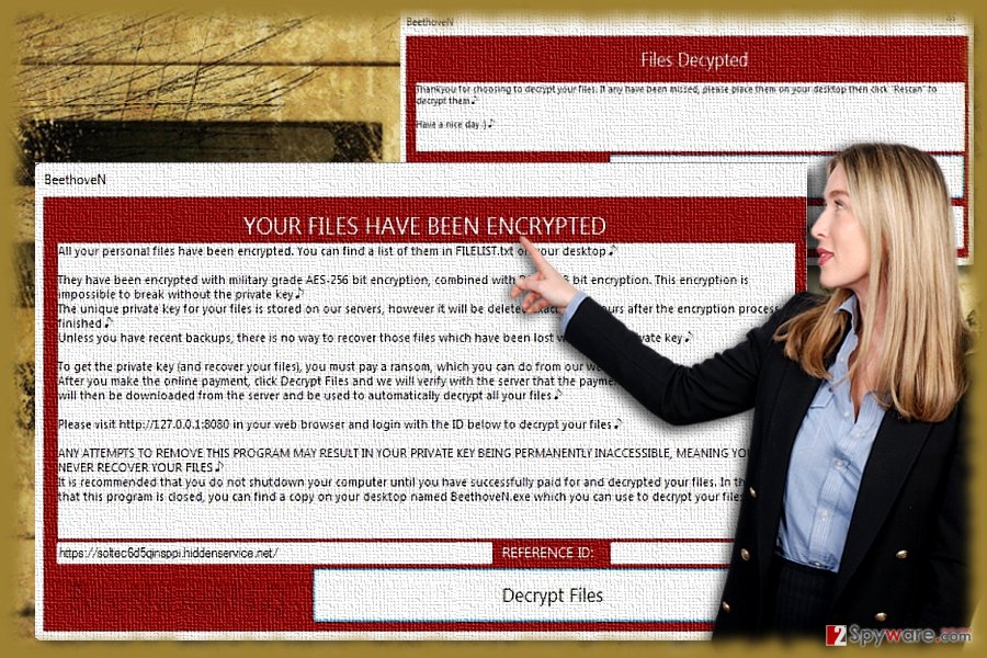 The image illustrating BethoveN malware The image illustrating BethoveN malware