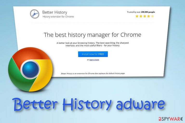 Better History extension Better History extension