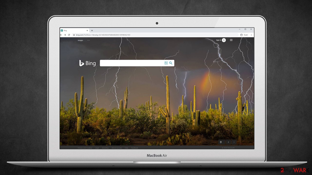 Bing redirect on Mac Bing redirect on Mac