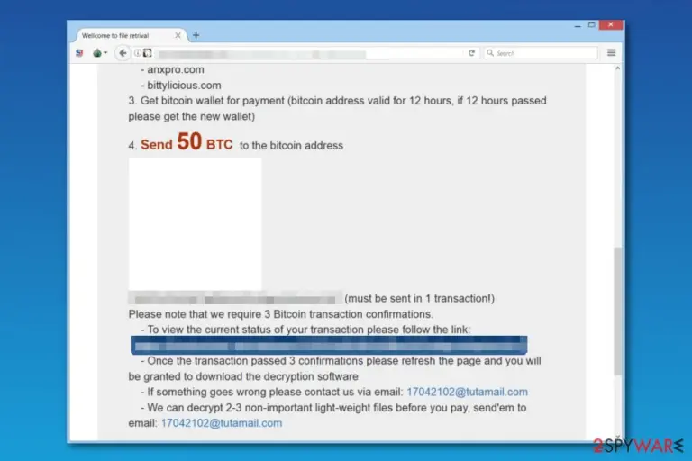 Bitpaymer payment website