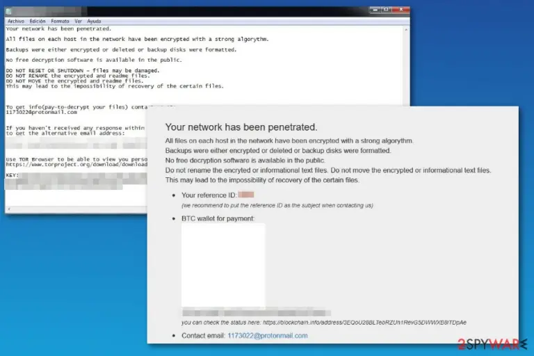 Bitpaymer ransomware attack