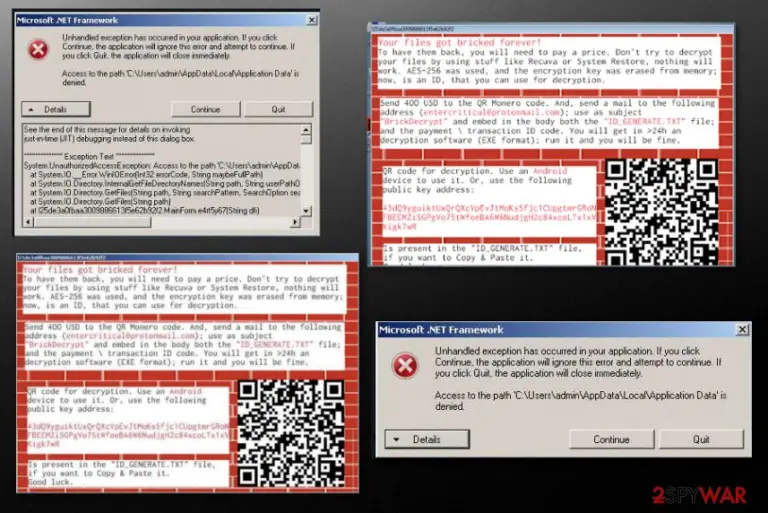 Brick files virus