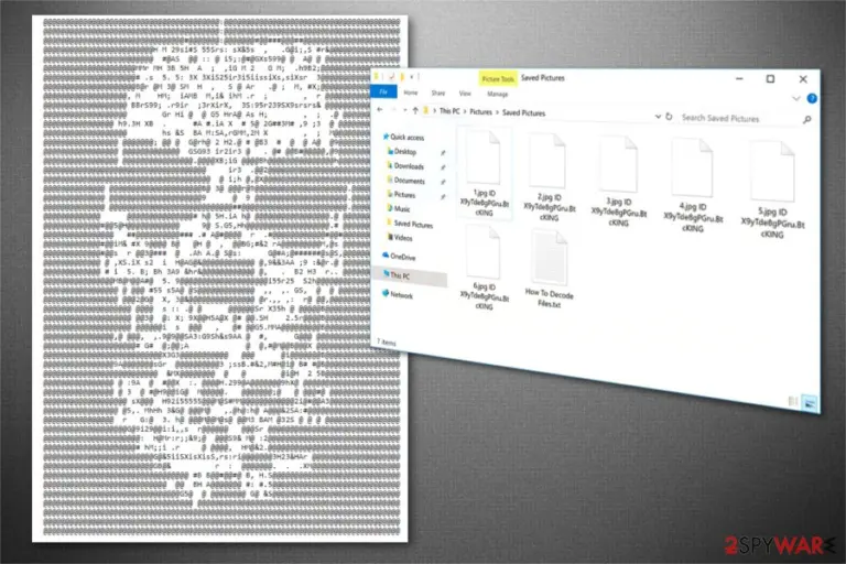 BtcKING ransomware image