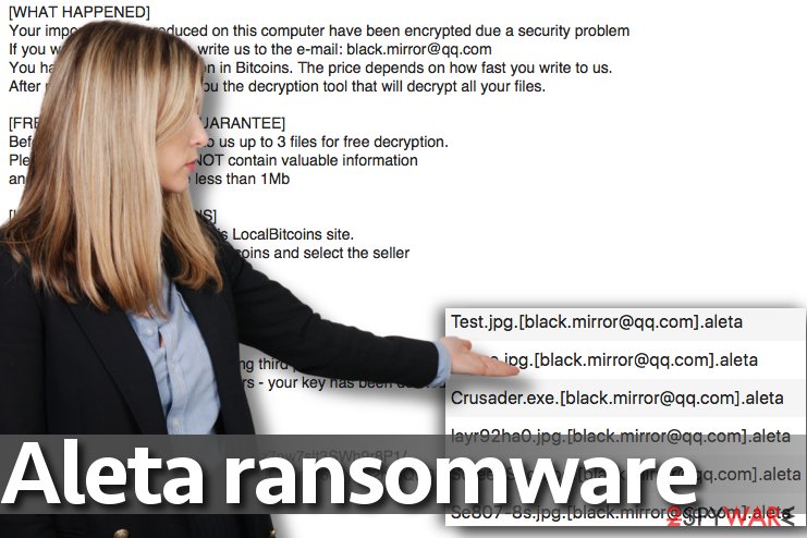 Aleta ransomware virus Aleta ransomware virus