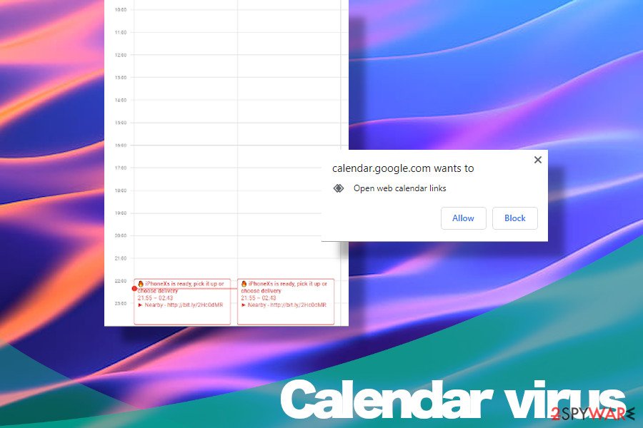 Calendar virus on Apple devices Calendar virus on Apple devices