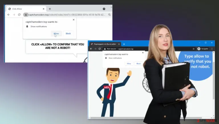 Captchamodern.top ads