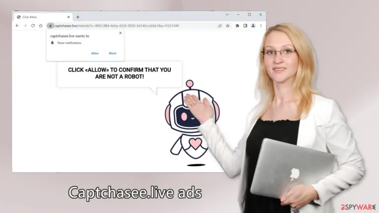 Captchasee.live ads