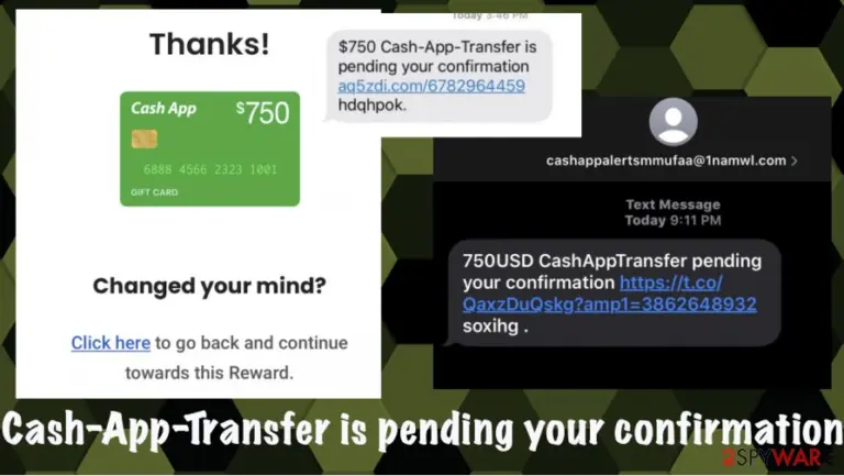 Cash-App-Transfer is pending your confirmation scam
