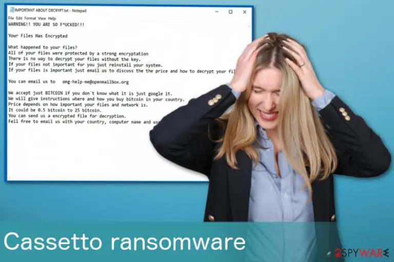 Cassetto ransomware virus