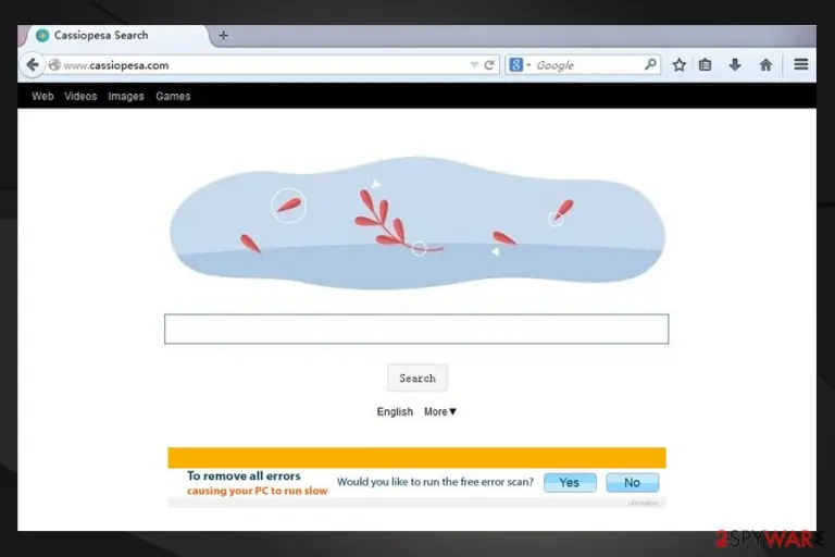 Cassiopesa search engine