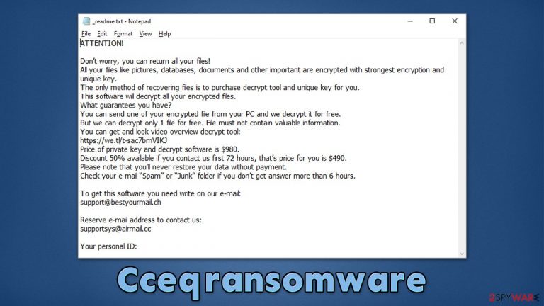 Cceq ransomware Cceq ransomware