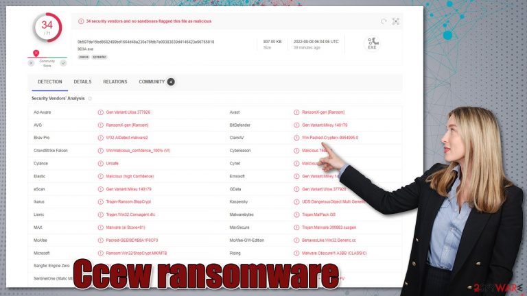 Ccew ransomware virus