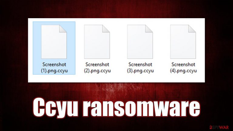 Ccyu ransomware Ccyu ransomware