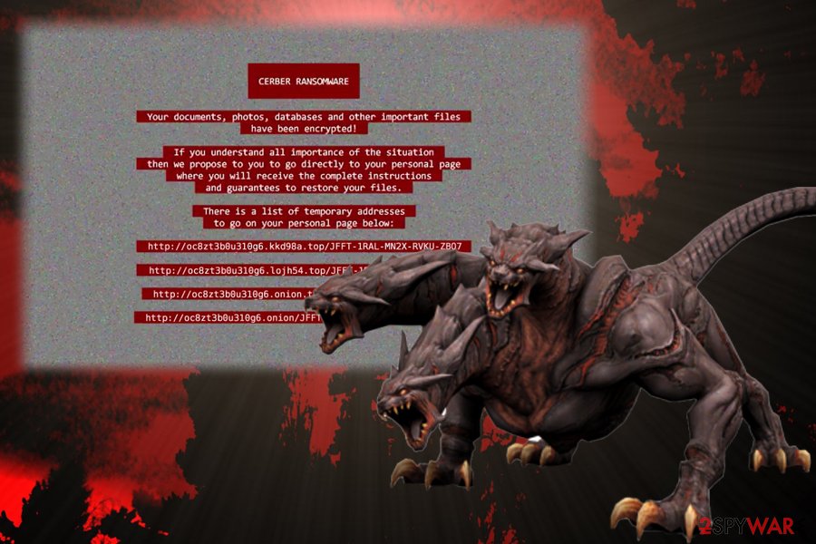 Cerber crypto-virus Cerber crypto-virus