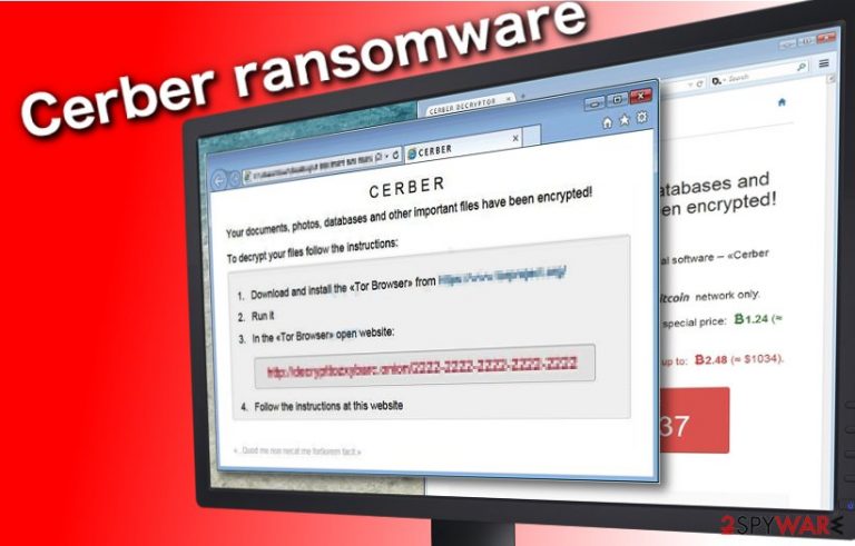 Cerber ransomware virus Cerber ransomware virus