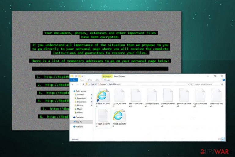 .Cerber3 file extension virus ransom note .Cerber3 file extension virus ransom note