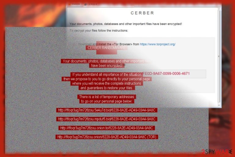 Cerber 6 screenshot Cerber 6 screenshot
