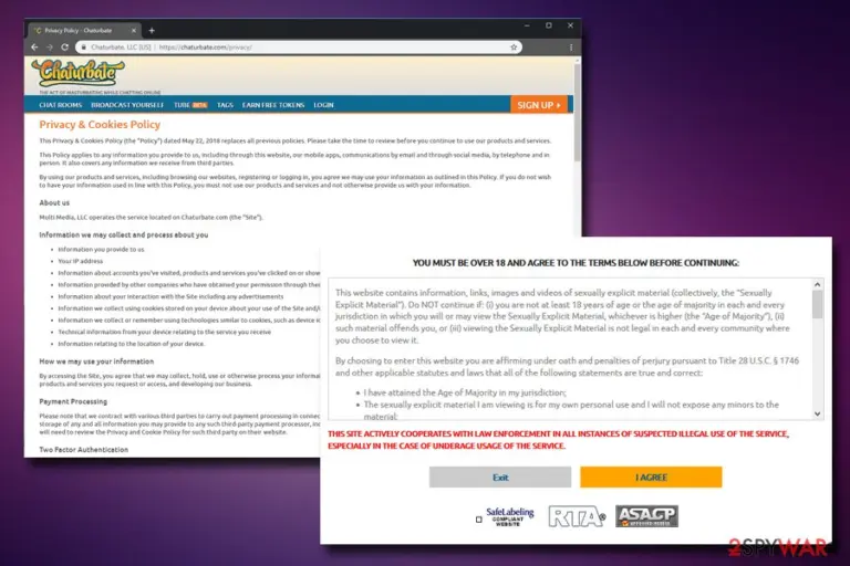 Chaturbate terms agreement