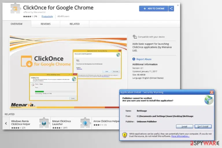 Chrome redirect virus might spread as ClickOnce