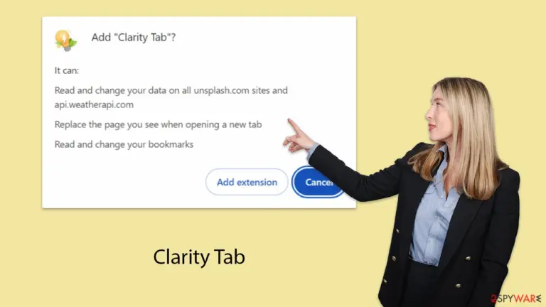 Clarity Tab hijacker