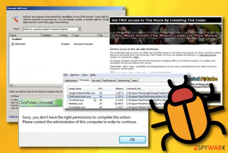 ClickPotato adware