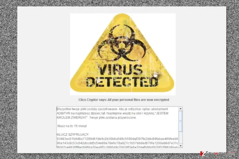 Ransom note by ClicoCrypter