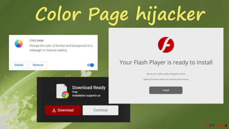Color Page browser hijacker