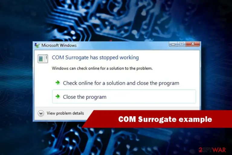 COM surrogate virus
