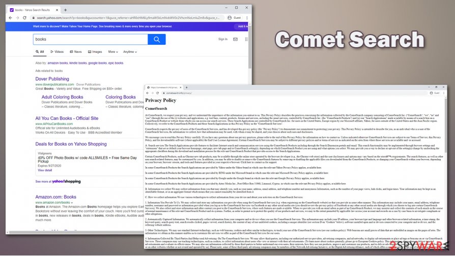 Comet Search potentially unwanted program Comet Search potentially unwanted program